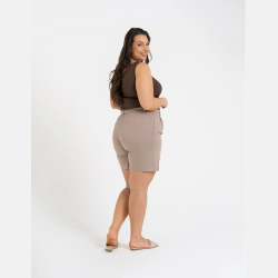 SPODENKI DAMSKIE Z WYSOKIM STANEM, WISKOZA, SZERSZE, ELEGANCKIE MORAJ